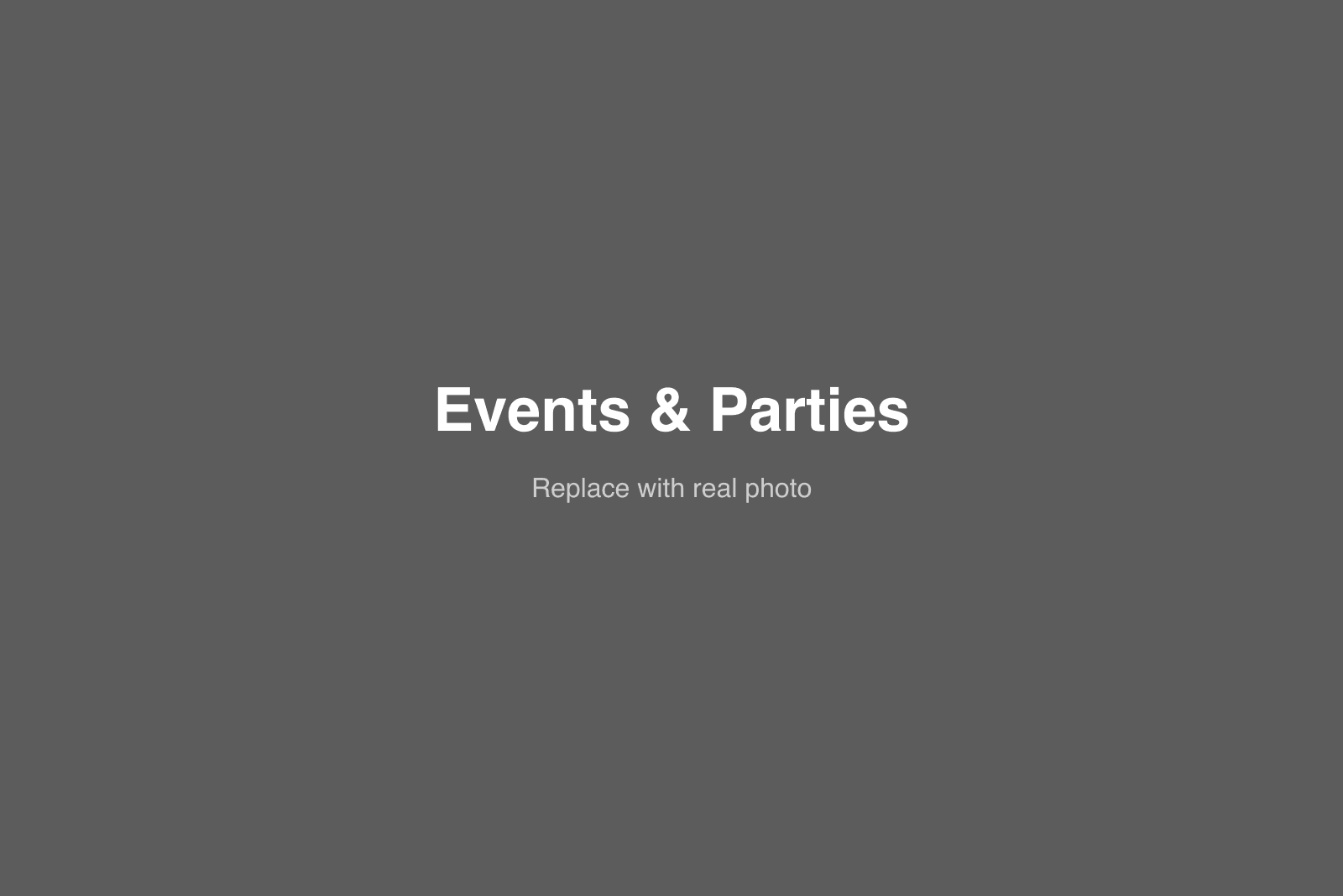Events & Parties
