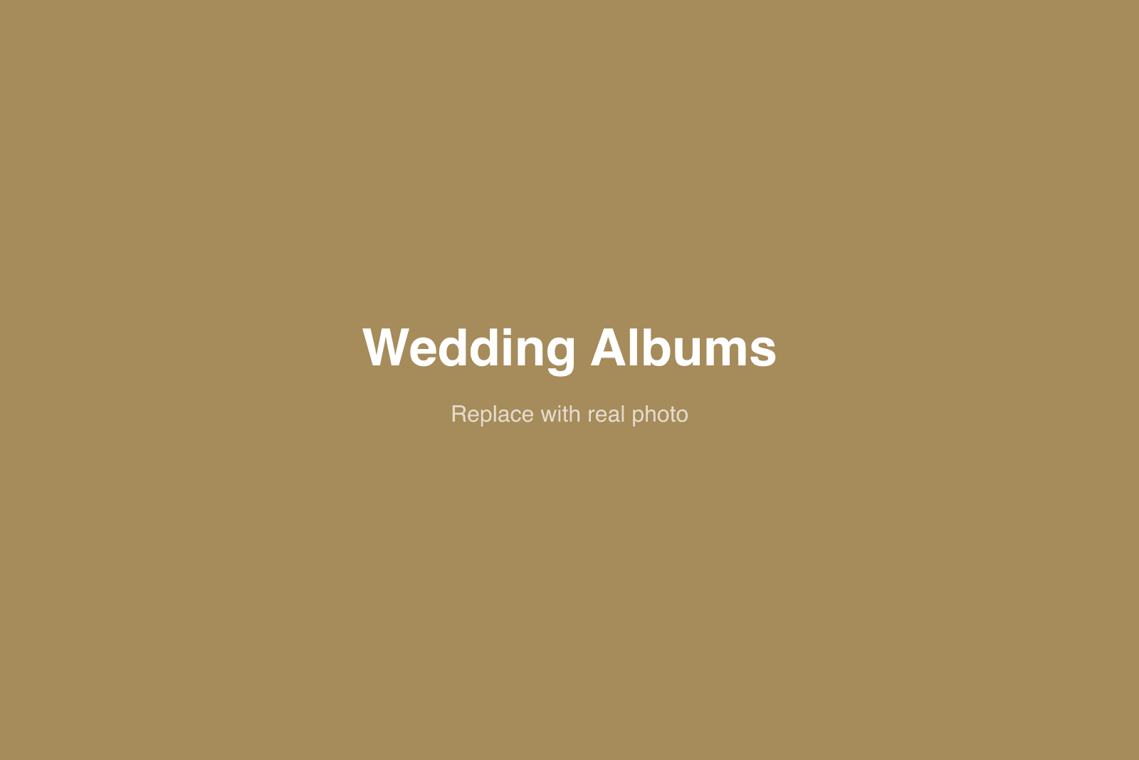 Wedding Albums