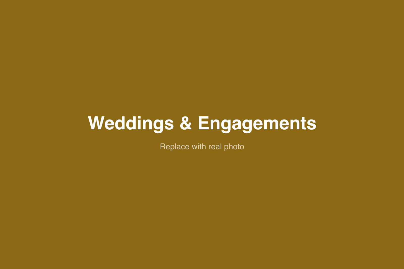Weddings & Engagements